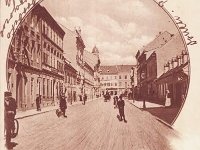 Frankopanska ulica oko 1900. godine. Razglednica